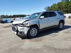 Vehiculos salvage en venta de Copart Dunn, NC: 2021 Chevrolet Traverse LT