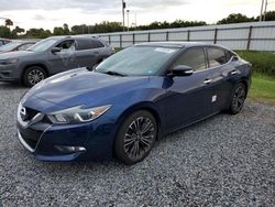 Salvage cars for sale at Riverview, FL auction: 2017 Nissan Maxima 3.5S