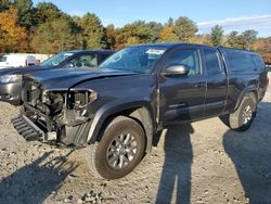 Salvage cars for sale at Mendon, MA auction: 2018 Toyota Tacoma Access Cab