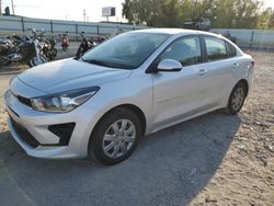 Salvage cars for sale at Oklahoma City, OK auction: 2022 KIA Rio LX