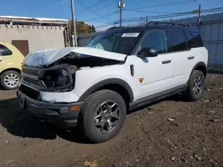 Salvage cars for sale at New Britain, CT auction: 2022 Ford Bronco Sport Badlands