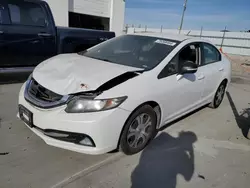 Salvage cars for sale at Farr West, UT auction: 2013 Honda Civic Hybrid