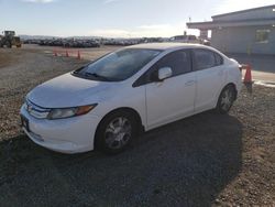 Honda salvage cars for sale: 2012 Honda Civic Hybrid