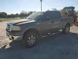 Salvage cars for sale from Copart Augusta, GA: 2007 Ford F150 Supercrew