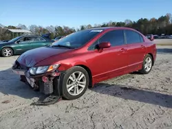 Salvage cars for sale from Copart Charles City, VA: 2010 Honda Civic LX