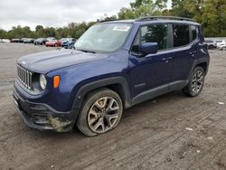 Jeep Renegade Latitude salvage cars for sale: 2017 Jeep Renegade Latitude