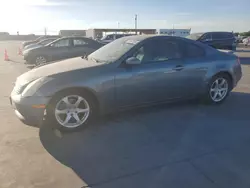 Infiniti salvage cars for sale: 2007 Infiniti G35