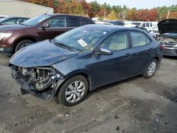 Toyota Vehiculos salvage en venta: 2015 Toyota Corolla L