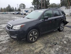 Salvage cars for sale at Graham, WA auction: 2018 Subaru Forester 2.5I Limited