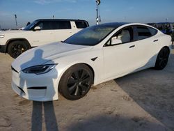 Flood-damaged cars for sale at auction: 2021 Tesla Model S