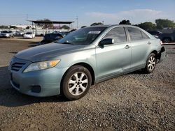 Salvage cars for sale at San Diego, CA auction: 2011 Toyota Camry Base