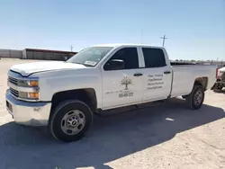 Salvage cars for sale at Andrews, TX auction: 2018 Chevrolet Silverado C2500 Heavy Duty