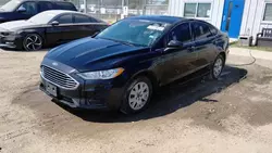 Salvage cars for sale at Houston, TX auction: 2019 Ford Fusion S