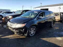 Salvage cars for sale at Chicago Heights, IL auction: 2011 Honda Odyssey EXL