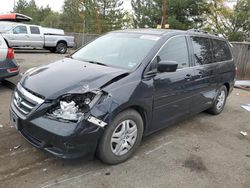 Salvage cars for sale at Denver, CO auction: 2007 Honda Odyssey EXL