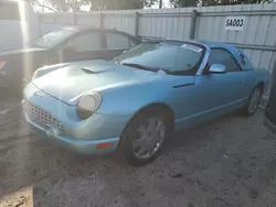 Flood-damaged cars for sale at auction: 2002 Ford Thunderbird