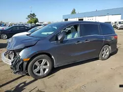 2018 Honda Odyssey EXL en venta en Woodhaven, MI