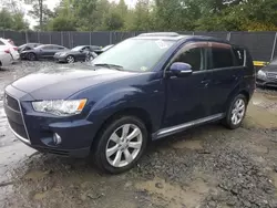 Salvage cars for sale at Waldorf, MD auction: 2011 Mitsubishi Outlander GT