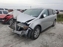 Carros salvage sin ofertas aún a la venta en subasta: 2015 Honda Odyssey EXL