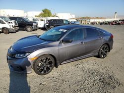 Salvage cars for sale from Copart Martinez, CA: 2020 Honda Civic Sport