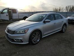 Salvage cars for sale at Greenwood, NE auction: 2017 Volkswagen Passat SE