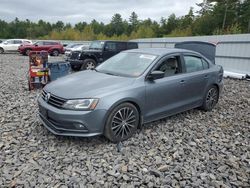 Salvage cars for sale at Windham, ME auction: 2016 Volkswagen Jetta Sport