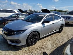 Honda salvage cars for sale: 2016 Honda Civic LX