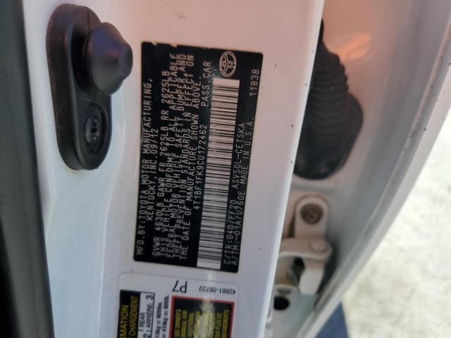 2012 Toyota Camry Base