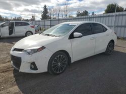 Salvage cars for sale at Bowmanville, ON auction: 2015 Toyota Corolla L