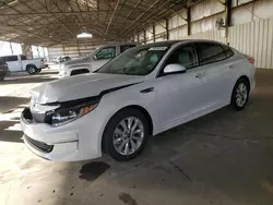 KIA Vehiculos salvage en venta: 2016 KIA Optima EX