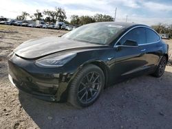 Carros salvage para piezas a la venta en subasta: 2018 Tesla Model 3