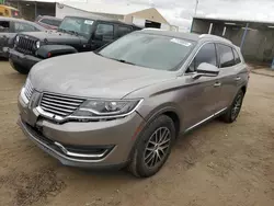 Salvage cars for sale at Brighton, CO auction: 2017 Lincoln MKX Select