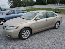 Flood-damaged cars for sale at auction: 2007 Toyota Camry Hybrid