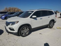 Salvage cars for sale at Temple, TX auction: 2017 Honda Pilot Touring