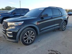 Salvage cars for sale at Orlando, FL auction: 2020 Ford Explorer ST