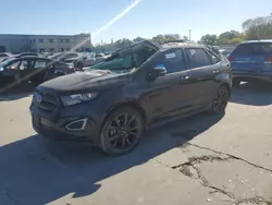 Salvage cars for sale at Wilmer, TX auction: 2015 Ford Edge Sport