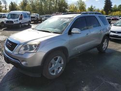 GMC salvage cars for sale: 2007 GMC Acadia SLT-2