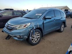 Salvage cars for sale at Brighton, CO auction: 2015 Honda CR-V EXL