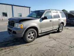 Salvage cars for sale at Tulsa, OK auction: 2002 Ford Explorer XLT