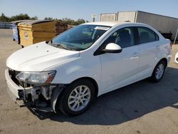 Salvage cars for sale at Fresno, CA auction: 2017 Chevrolet Sonic LT