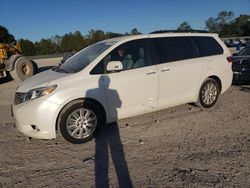 Salvage cars for sale at Madisonville, TN auction: 2017 Toyota Sienna XLE