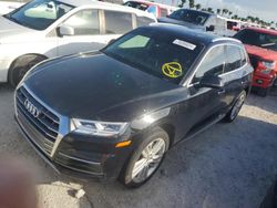 Salvage cars for sale at Arcadia, FL auction: 2020 Audi Q5 Premium Plus