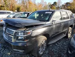 Salvage cars for sale at Mebane, NC auction: 2015 Chevrolet Tahoe K1500 LTZ