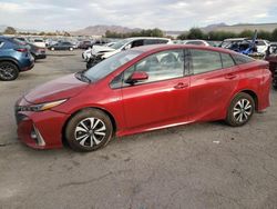 Salvage cars for sale from Copart Las Vegas, NV: 2017 Toyota Prius Prime