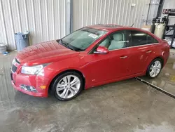 Salvage cars for sale at Casper, WY auction: 2014 Chevrolet Cruze LTZ