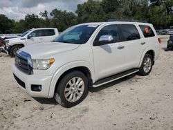 Carros dañados por inundaciones a la venta en subasta: 2011 Toyota Sequoia Platinum