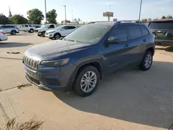 Salvage cars for sale from Copart Oklahoma City, OK: 2021 Jeep Cherokee Latitude