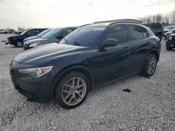 Salvage cars for sale at Wayland, MI auction: 2018 Alfa Romeo Stelvio TI Sport