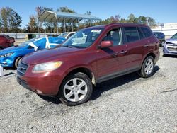 Hyundai salvage cars for sale: 2008 Hyundai Santa FE SE