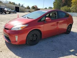 Salvage cars for sale from Copart Knightdale, NC: 2013 Toyota Prius